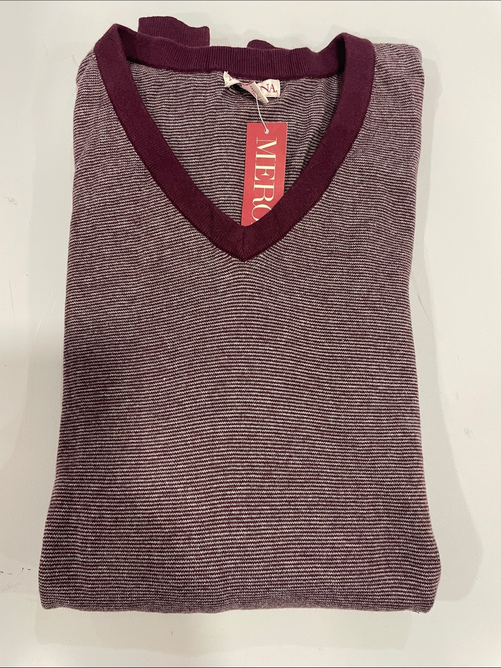 Men’s Merona v-neck knit top new xxl